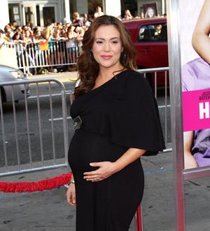 Alyssa Milano is a mum