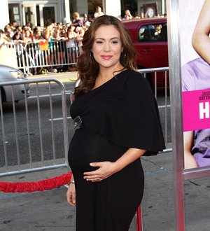 Alyssa Milano is a mum