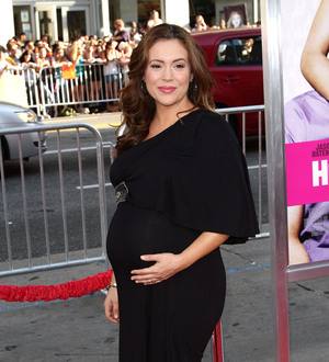 Alyssa Milano is a mum