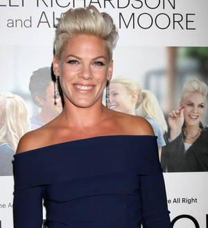 Pink suffers feedback issues at Cyndi Lauper holiday benefit