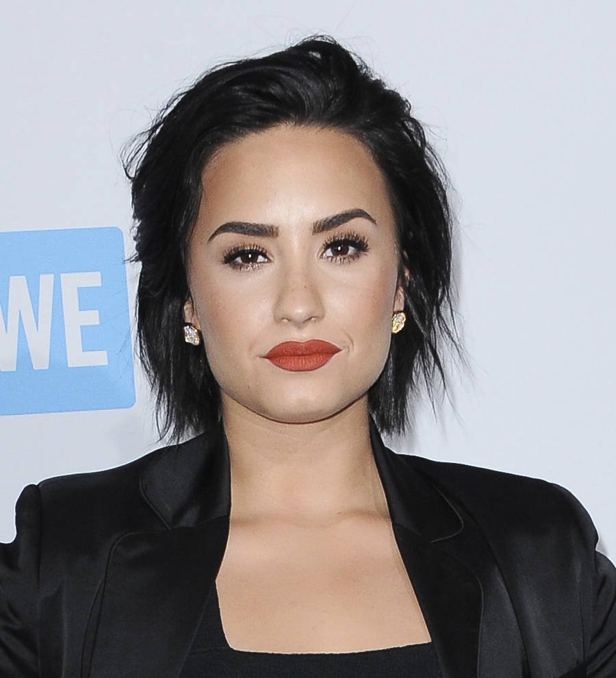 Demi Lovato hits the studio with Miguel