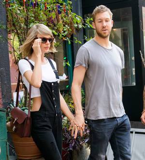 Taylor Swift and Calvin Harris reunite for birthday party