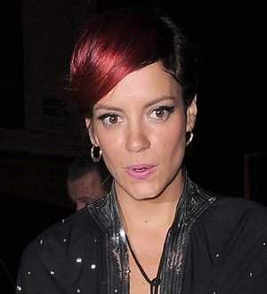 Lily Allen performs at Mark Ronson's charity gala