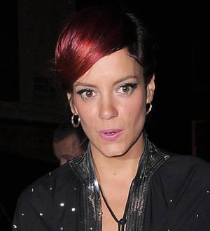 Lily Allen performs at Mark Ronson's charity gala