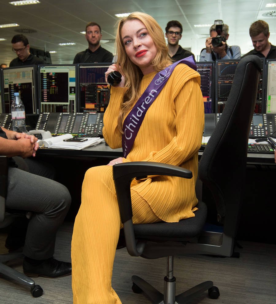 Lindsay Lohan makes red carpet comeback after seven-month hiatus