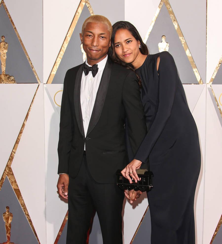 Pharrell Williams and wife Helen Lasichanh happy with two boys and a girl
