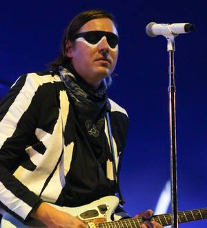 Ticker tape parade for Arcade Fire at Glastonbury