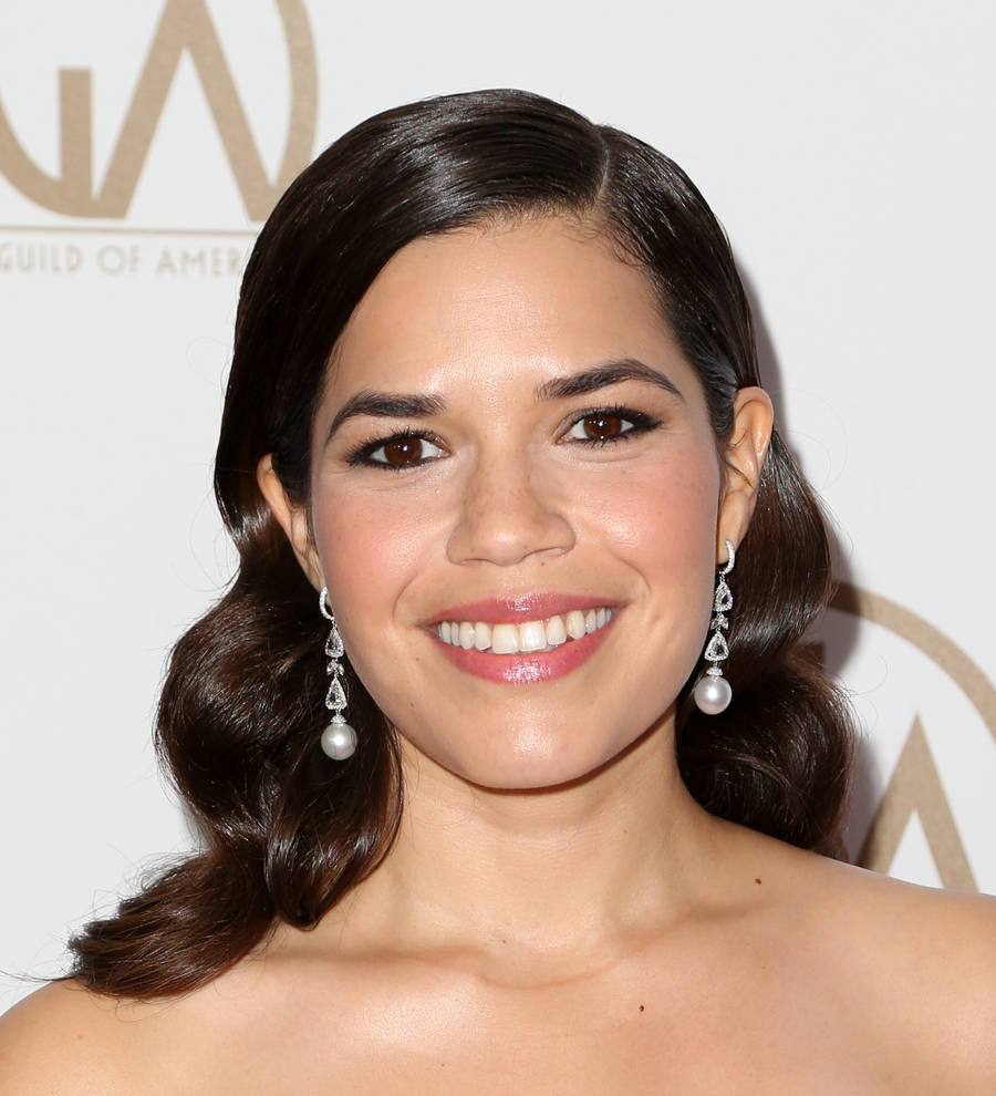 America Ferrera painted face white for audition