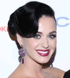 Katy Perry performs with Rolling Stones