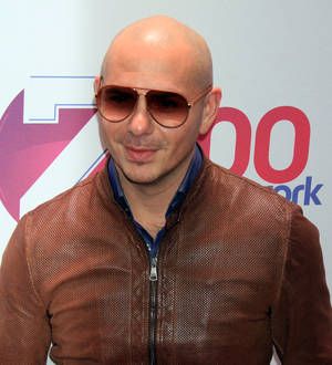 Pitbull entertains troops for Independence Day concert