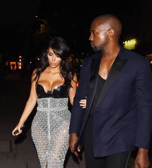 Kim Kardashian walked off with Pharrell's prize at GQ Awards
