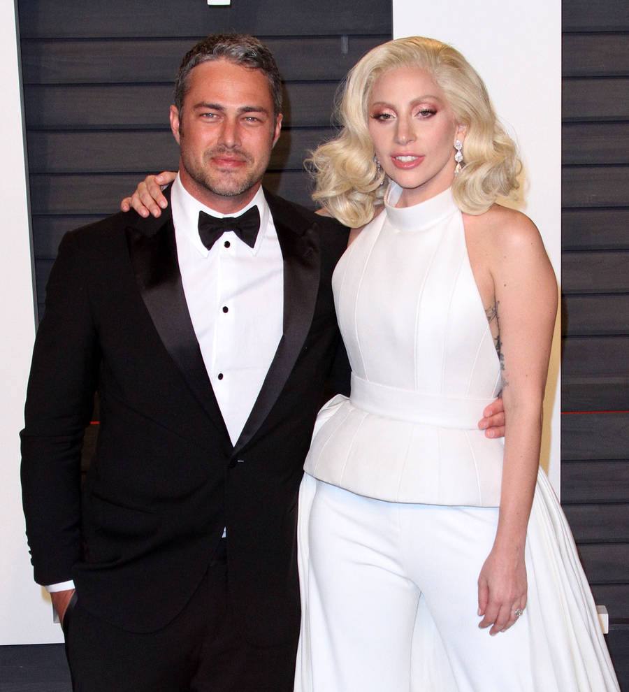Lady Gaga and Taylor Kinney take the Polar Plunge