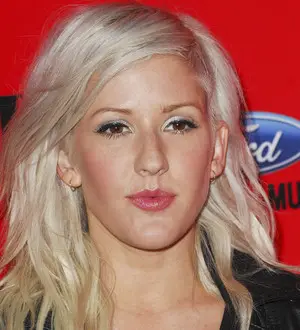 Ellie Goulding strips off at gig