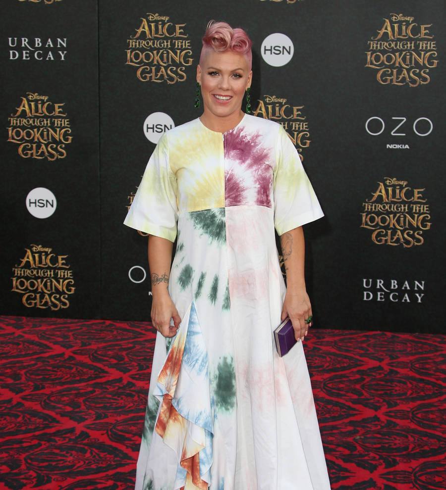 Pink lines up first post-baby gig