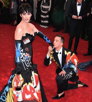 Moschino designer sued over Katy Perry's graffiti dress