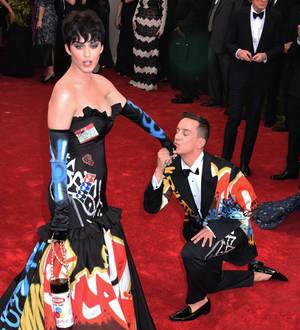 Moschino designer sued over Katy Perry's graffiti dress