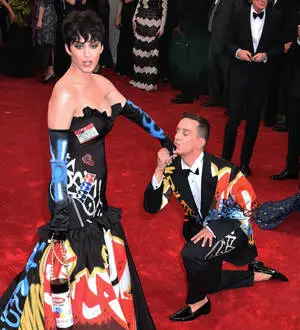 Moschino designer sued over Katy Perry's graffiti dress