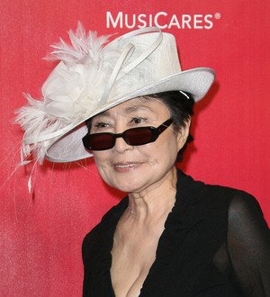 Yoko Ono's artwork graces newspaper front page