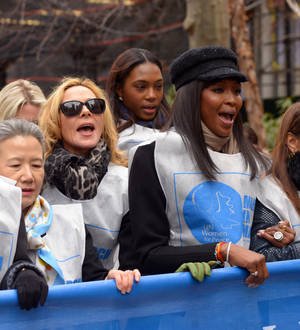 Stars join peace march in New York City