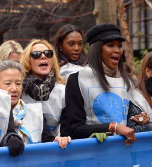 Stars join peace march in New York City