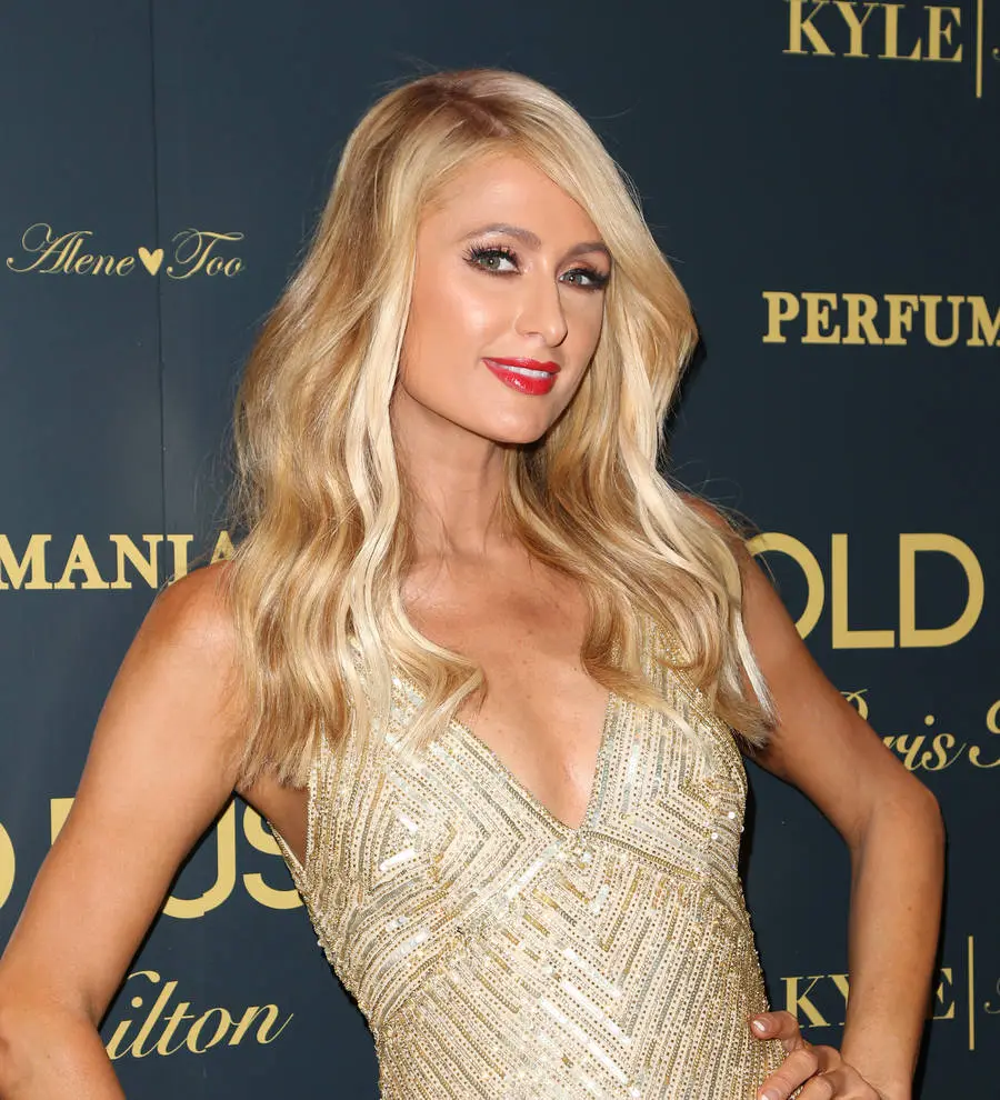 Paris Hilton walks the runway in Milan