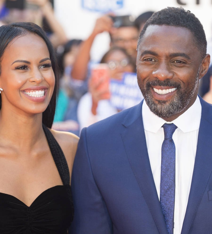 Idris Elba makes new romance red carpet official