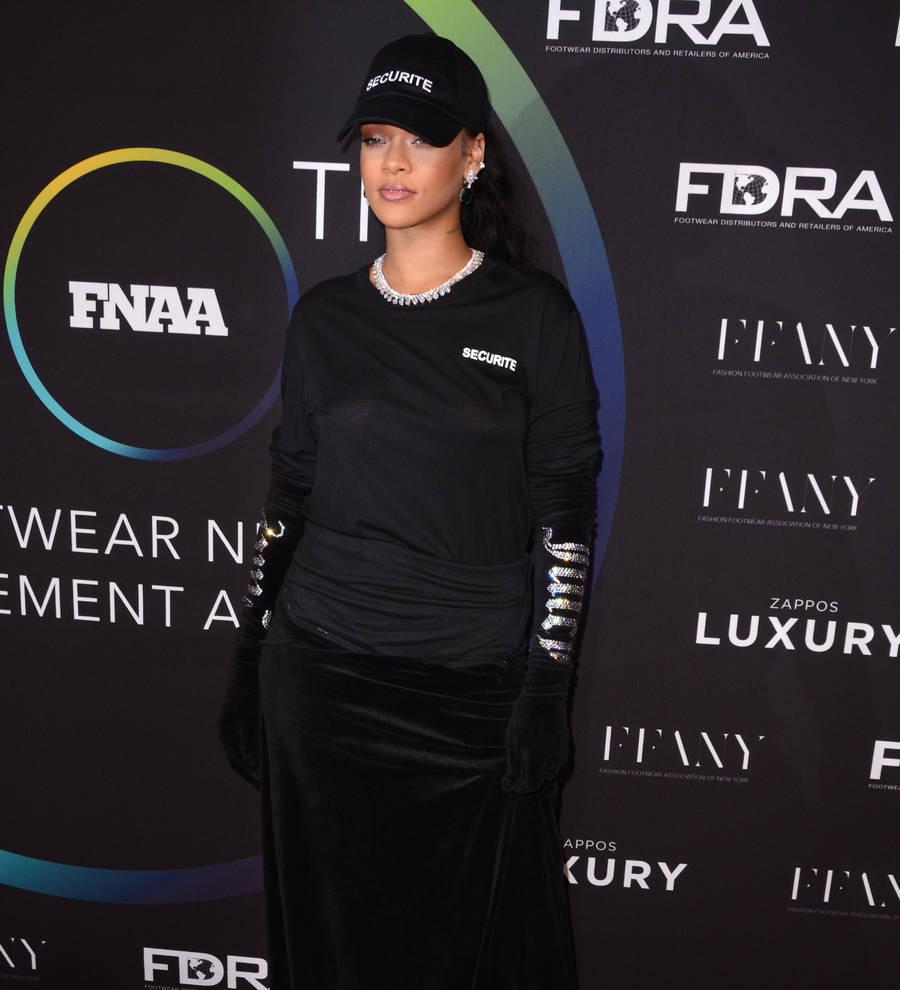 Rihanna thrilled to receive footwear design award