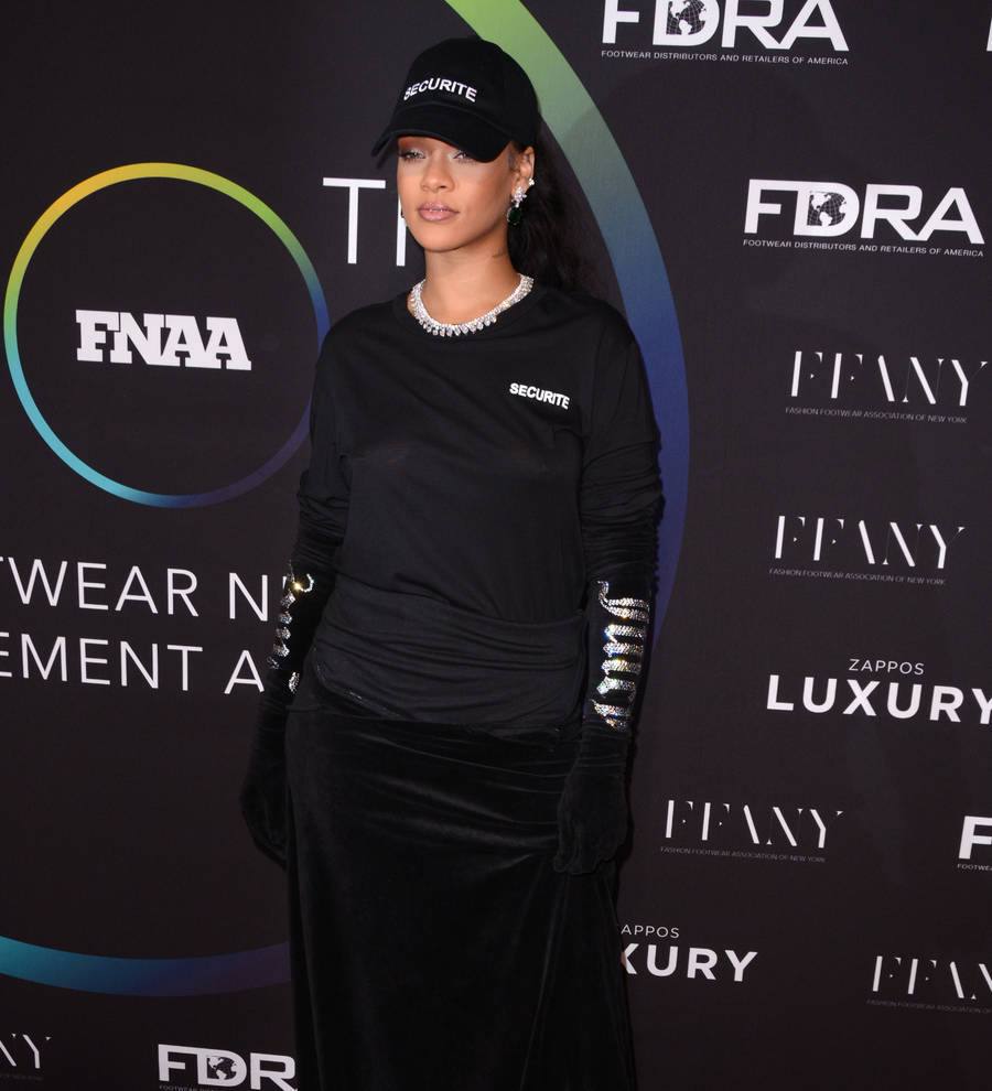 Rihanna thrilled to receive footwear design award