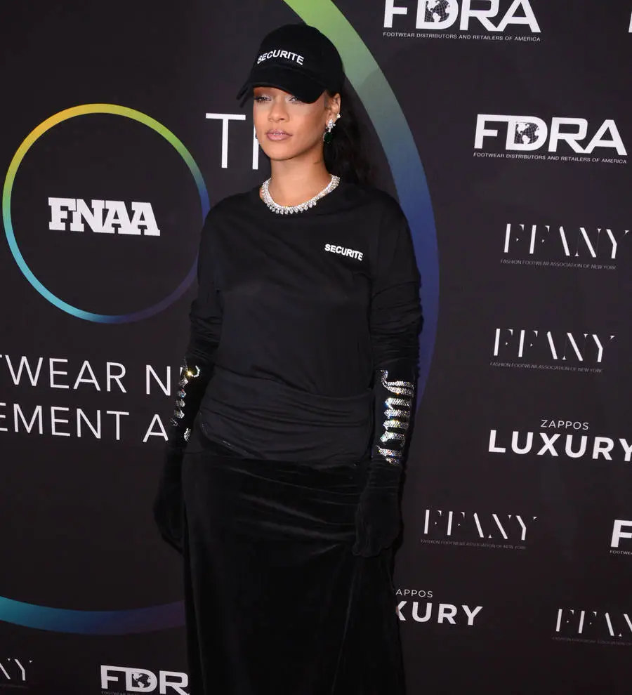 Rihanna thrilled to receive footwear design award