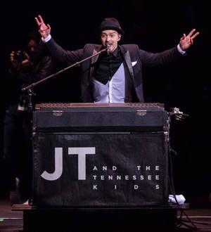 Justin Timberlake gets emotional over young fan's gift