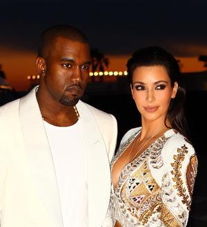 Kanye West and Kim Kardashian visit children's hospital
