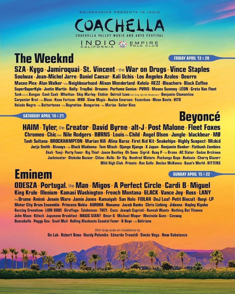 2018 Coachella Line-up Has Us Shook!