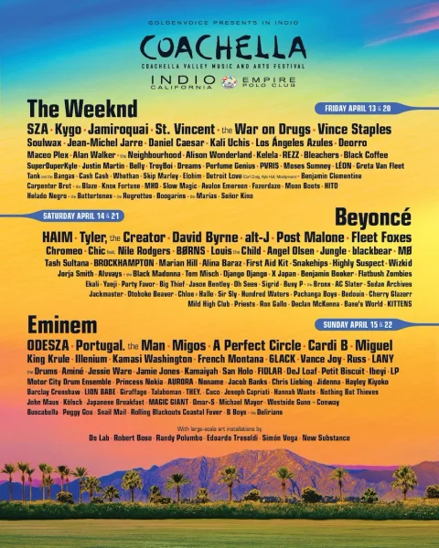 2018 Coachella Line-up Has Us Shook!