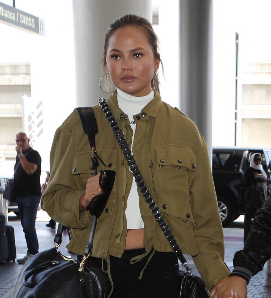 Chrissy Teigen almost wet herself during Los Angeles earthquake