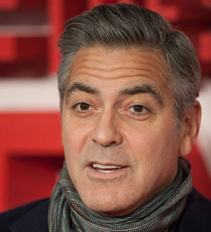 George Clooney celebrates engagement with celebrity pals