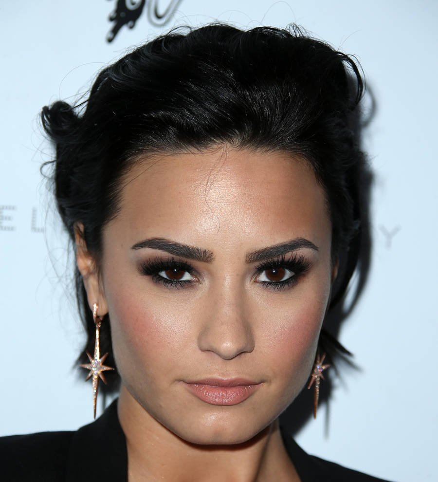 Demi Lovato joins presidential hopeful Hillary Clinton at Iowa campaign rally