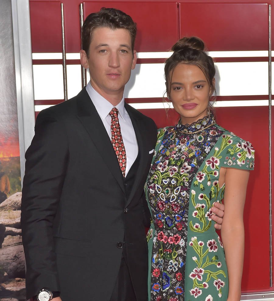 Miles Teller's fiancee thought proposal rose was part of a memorial