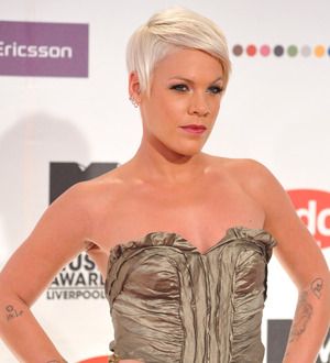 Pink recovering after surgery