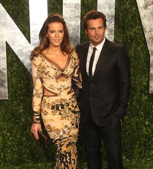 Kate Beckinsale plays pranks on sleeping Wiseman