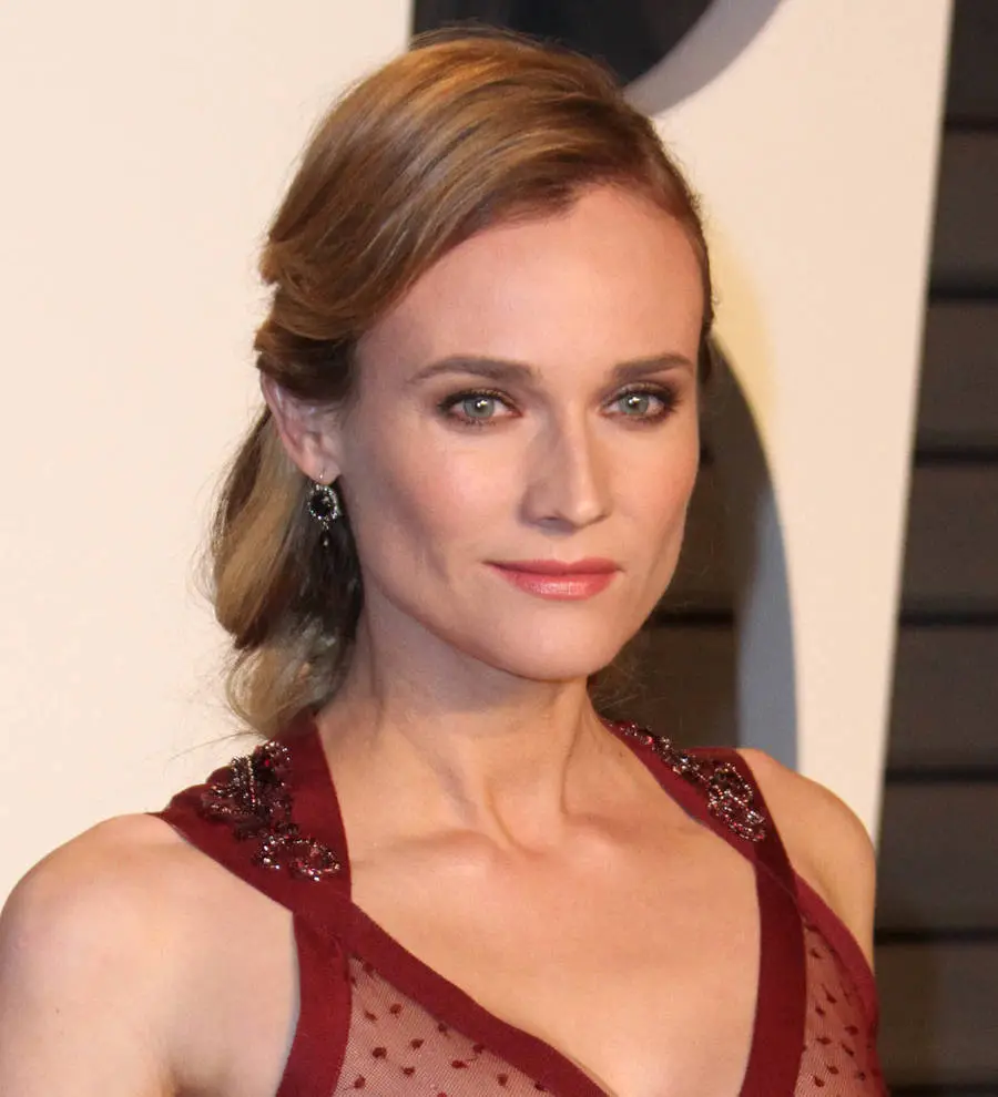 Diane Kruger attends fashion designer Jason Wu's wedding