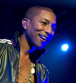 Pharrell Williams launching Cara Delevingne's music