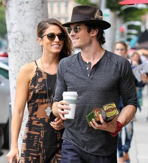 Ian Somerhalder makes sure girlfriend knows just how he feels about her