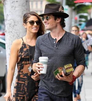 Ian Somerhalder makes sure girlfriend knows just how he feels about her