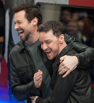 Hugh Jackman, Michael Fassbender and James McAvoy go wild on U.K. TV show