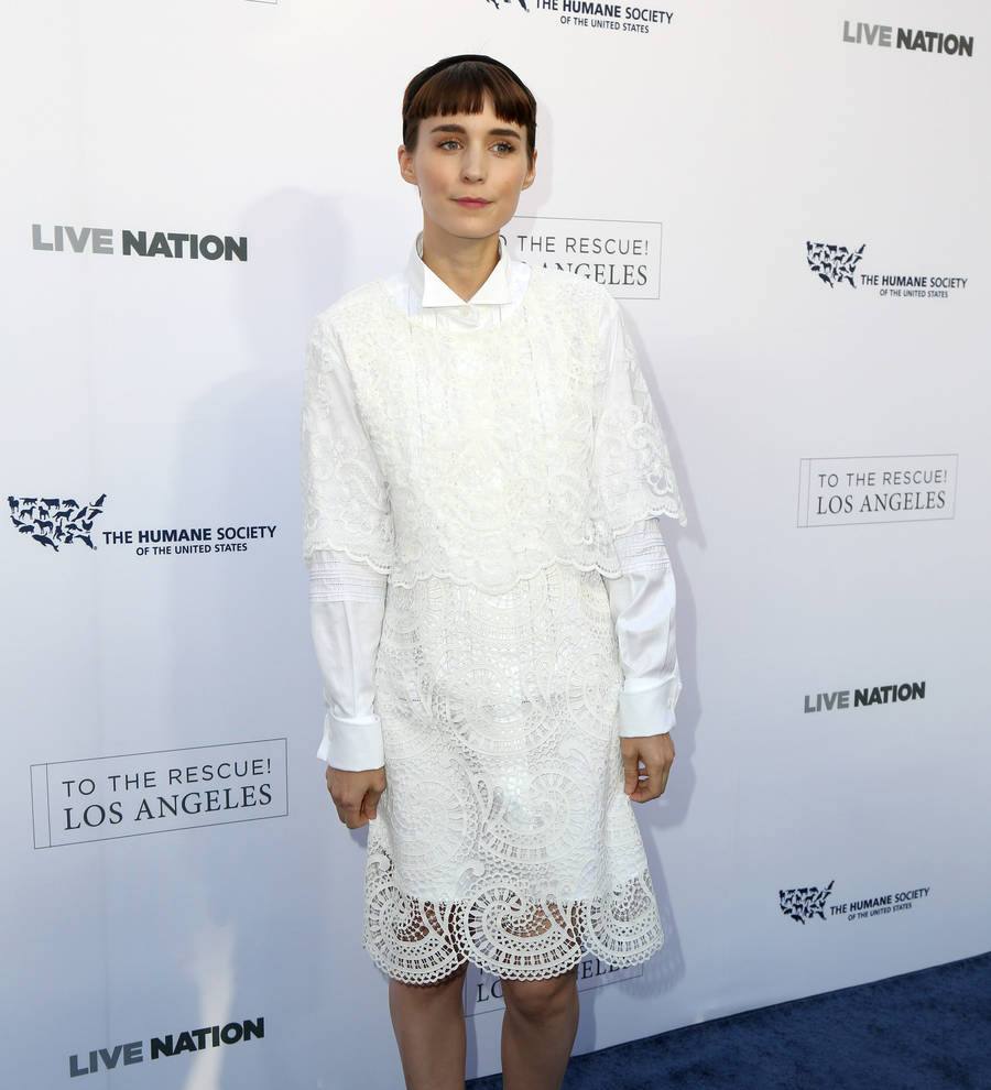 Kate and Rooney Mara celebrate chimpanzee victory