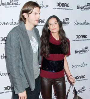 Ashton Kutcher & Demi Moore go camping