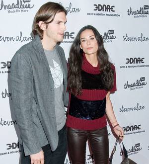 Ashton Kutcher & Demi Moore go camping