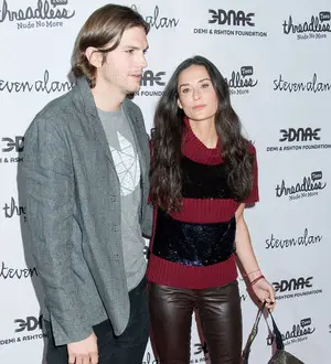 Ashton Kutcher & Demi Moore go camping