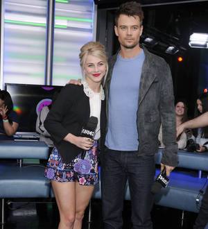 Julianne Hough and Josh Duhamel visit kids' hospitals