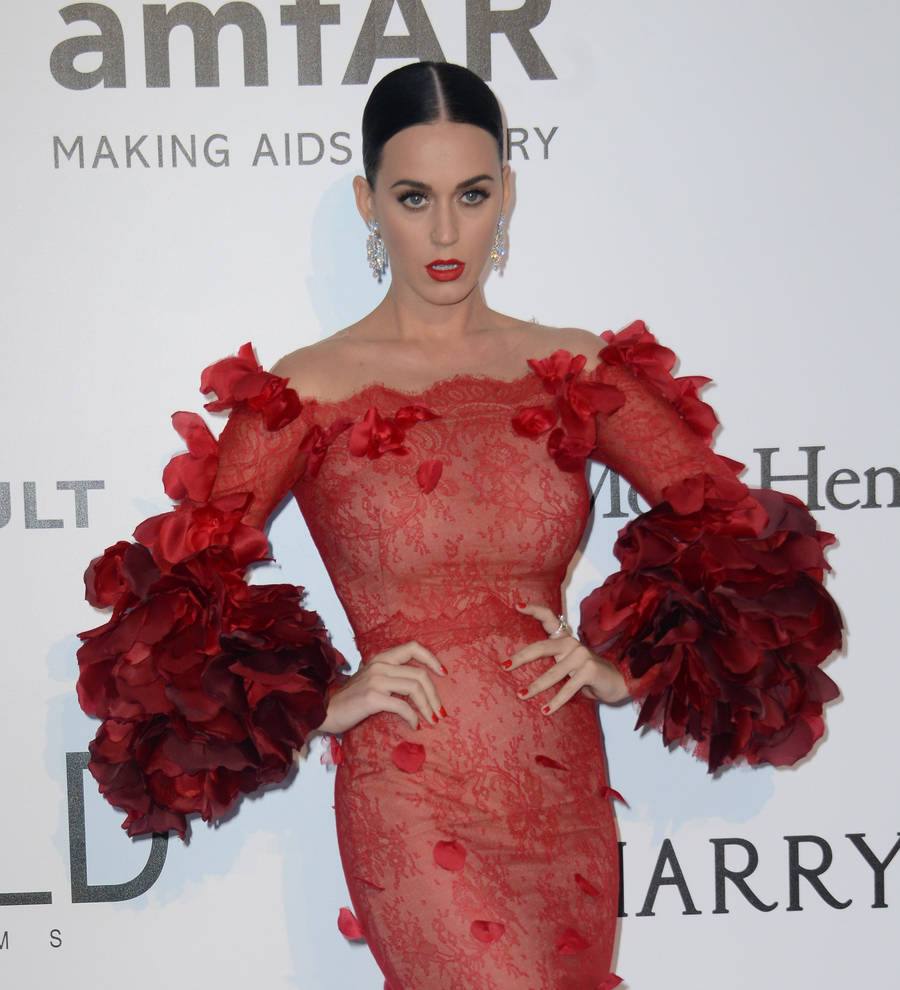 Katy Perry supported by Orlando Bloom as she Roars at DNC